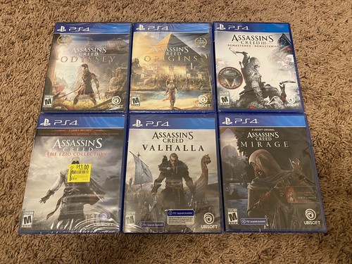 Assassin's Creed Bundle (6 games) - PS4 - Factory Sealed