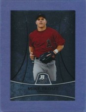 2010 Bowman Platinum Prospects FOIL Mike Trout PP5 RC Angels Rookie MINT BEAUTY