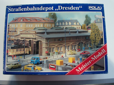  POLA H0 675 Straßenbahndepot Dresden Bausatz Tram Terminal