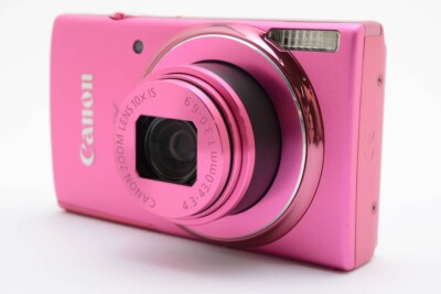 Canon IXY 140 ELPH 150 IS Pink 20.0MP Digital Camera w/Charger