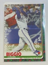 ⚾ 2019 Topps Holiday Baseball Base Card Rookie #HW189 Cavan BIGGIO  Santa Sack ⚾