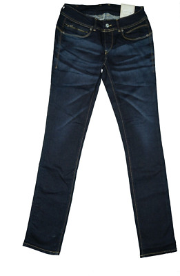 Pepe Jeans New Brooke Damen stretch Hose low Skinny slim W27 L32 dunkelblau NEU