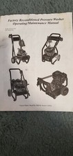 Briggs & Stratton Pressure Washer Operating/Maintenance Manual #193207GS