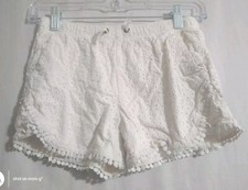 Size   Cat  Jack girl white tassel shorts
