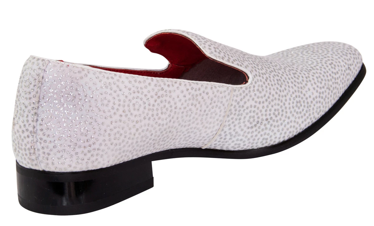 Mens silver deals glitter shoes