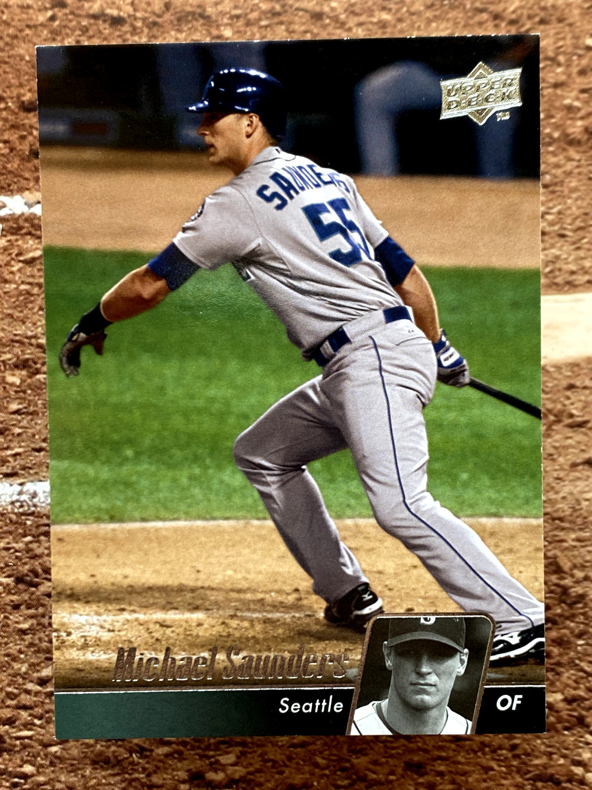 Michael Saunders 2010 Upper Deck #448 Seattle Mariners