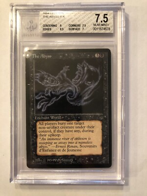 The Abyss Legends MTG BGS 7.5 Grades 9/8.5/7.5/7 NEAR MINT+ (RG