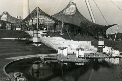 Deutschland München München Olympiastadion Schwimm altes Foto 1972