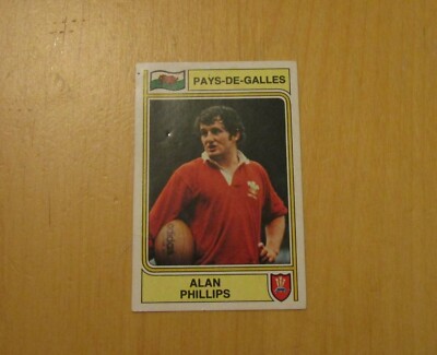 1983 RUGBY ALAN PHILLIPS WALES PANINI STICKER NEW