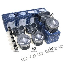 6x Kolben & Ringe Set STD Φ89,01mm Φ20mm für Audi Q7 VW Passat R36 CC 3,6 VR6