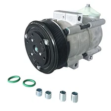 A/C Compressor w/ Clutch for Ford F-150 F-250 Super Duty Excursion Lincoln 97-10