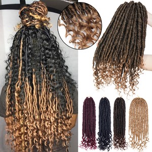 24 Strands Faux Locs Braids Sew In Ombre Faux Locs Crochet