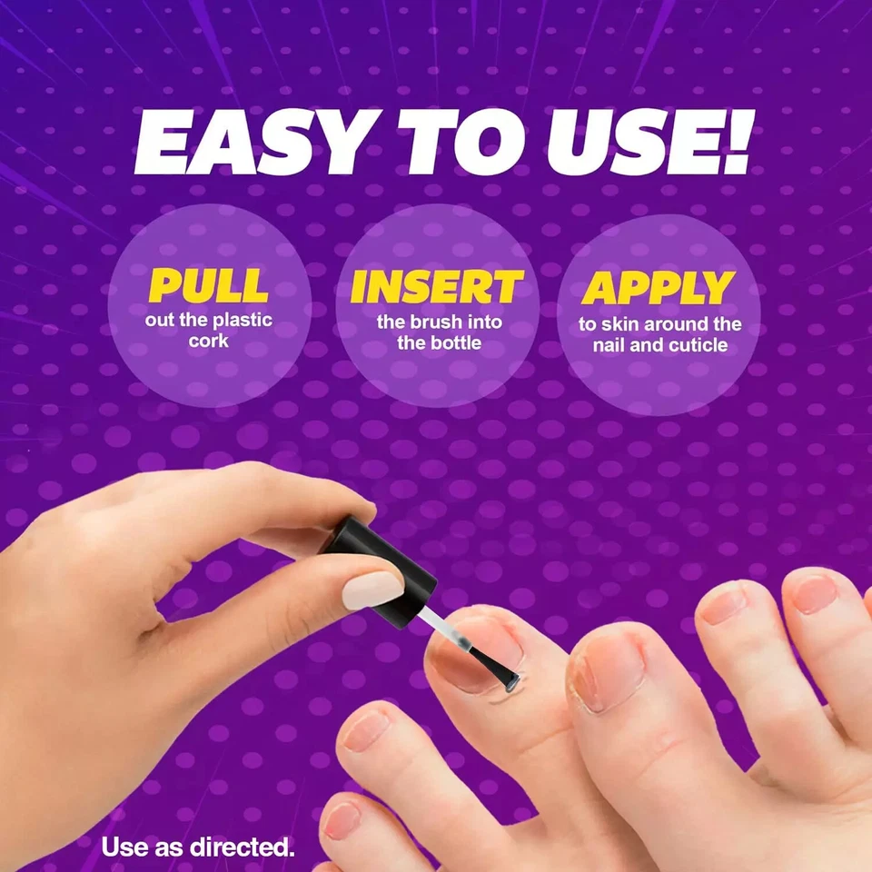 Silka Max Strength Antifungal Liquid Toenail Health W/ Brush Applicator 0.45 Oz - Image 4 of 4