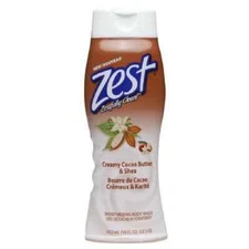 Zest Moisturizing Body Wash Creamy Cocoa Butter And Shea - 18 Oz, 4 Pack