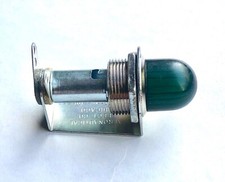 Vintage Green Line Beehive Lens Dash Gauge Panel Light Hot Rod Nos Dialco Tall Vintage Green Line Beehive Lens Dash Gauge Panel Light Hot Rod Nos Dialco Tall