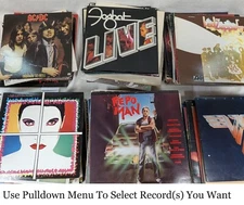 Vintage 1970s 1980s 33 1/3 RPM Vinyl Record Album Collection ~ VG+ to EX+