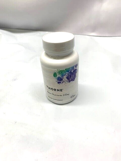 THORNE Basic Nutrients 2/Day - Daily Multivitamin | 60 Capsules Exp 4-25*New