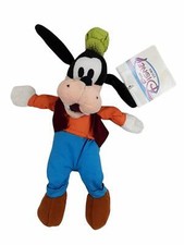 Disney Mini Bean Bag Goofy Doll with Classic Red Vest Outfit Size: 10" Tall