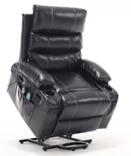 Elderly Power Lift Recliner Chair Electric Sofa w/ Cup Holder Extended Footrest