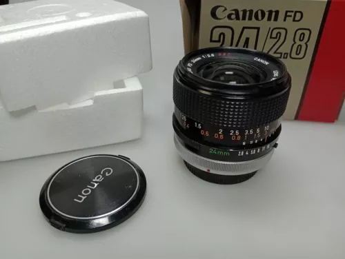 Canon FD 24 mm F2,8 S.S.C. BOITE