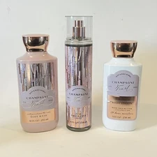 New Bath & Body Works Body Lotion, Body Wash, & Fragrance Mist - Champagne Toast