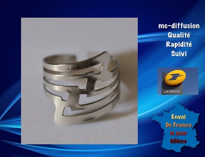 BAGORFEM12 Bague d'orteil acier inoxydable desing et ajustable