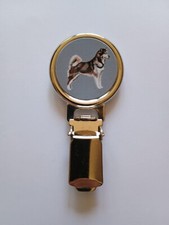 Alaskan Malamute Dog Show Ring Number Clip