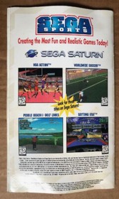 World Series Baseball Sega Saturn 1995 CIB Complete Tested & Working-Broken Case