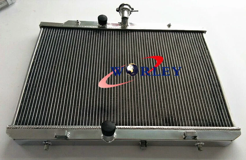 Radiador e ventilador de alumínio 56 mm para Nissan X-Trail T31 2,5L gasolina 2007-2013 - Imagem 2 de 4