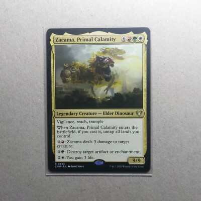 Mtg - Zacama, Primal Calamity - Rare - Commander Masters