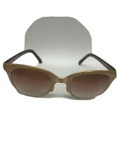 Donna Karan 140 9601S 714 Titanium Brown Oval Sunglasses Shades