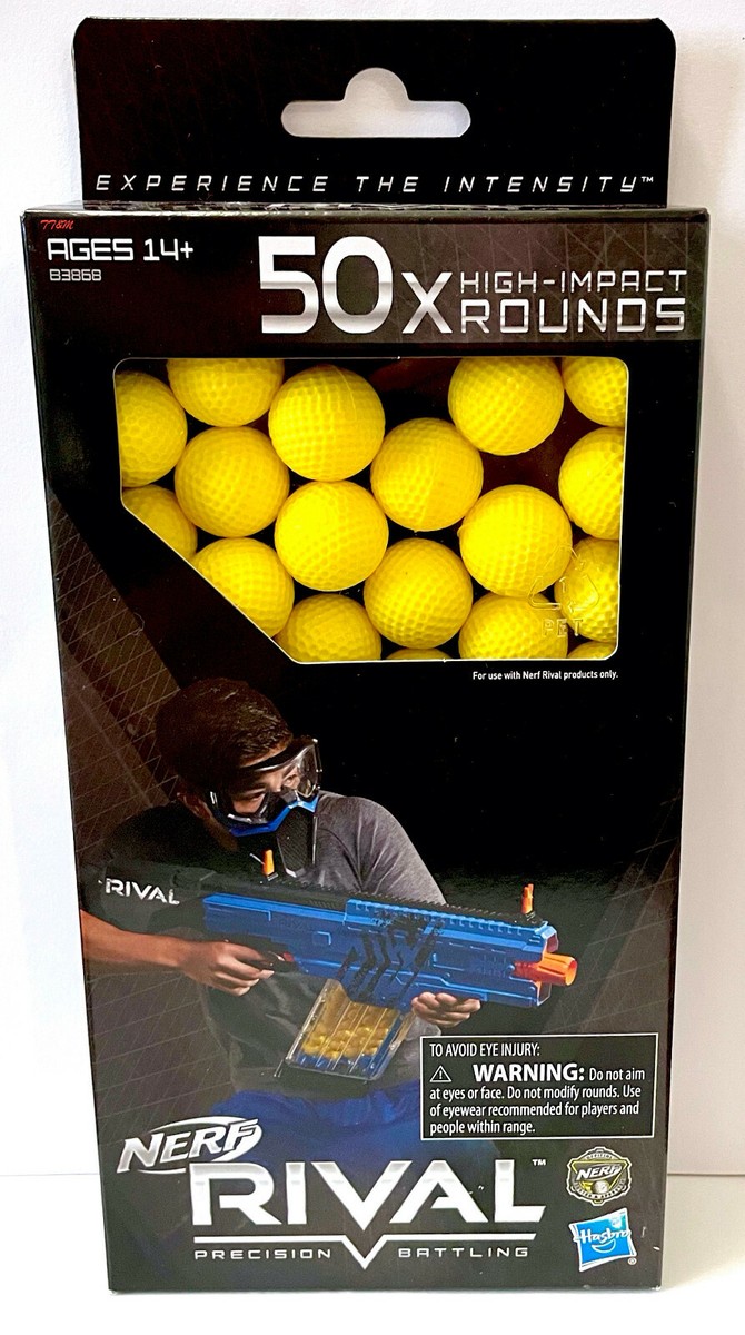 Nerf Mini Rival Rounds Nerf Accustrike Official Rival 100-Round Refill Pack For NERF Rival ...