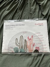 Embroidery DIY art kit cactus pattern No Cx0045 New Needle Work Crafts.