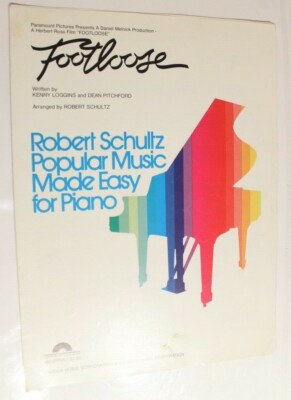 Footloose Sheet Music 1984 Kenny Loggins Kevin Bacon