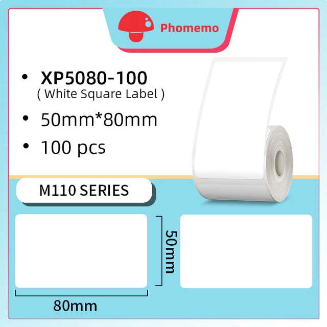 Bluetooth Label Maker M108 for Small Business Shipping Address Stickers