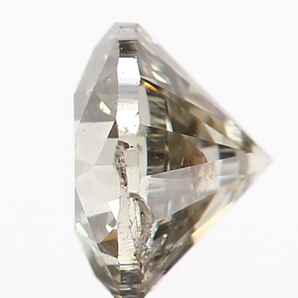 Diamante redondo suelto natural de 0,42 quilates de corte redondo de 4,50 mm color blanco L203 Foto 4 de 4