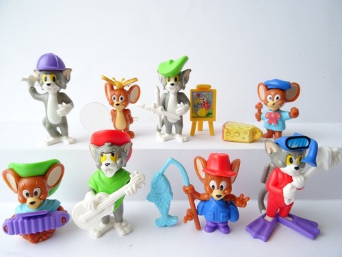 Kinder Surprise Ferrero Tom Jerry Keyring Turner Figures Hanna Barbera K99 Ebay