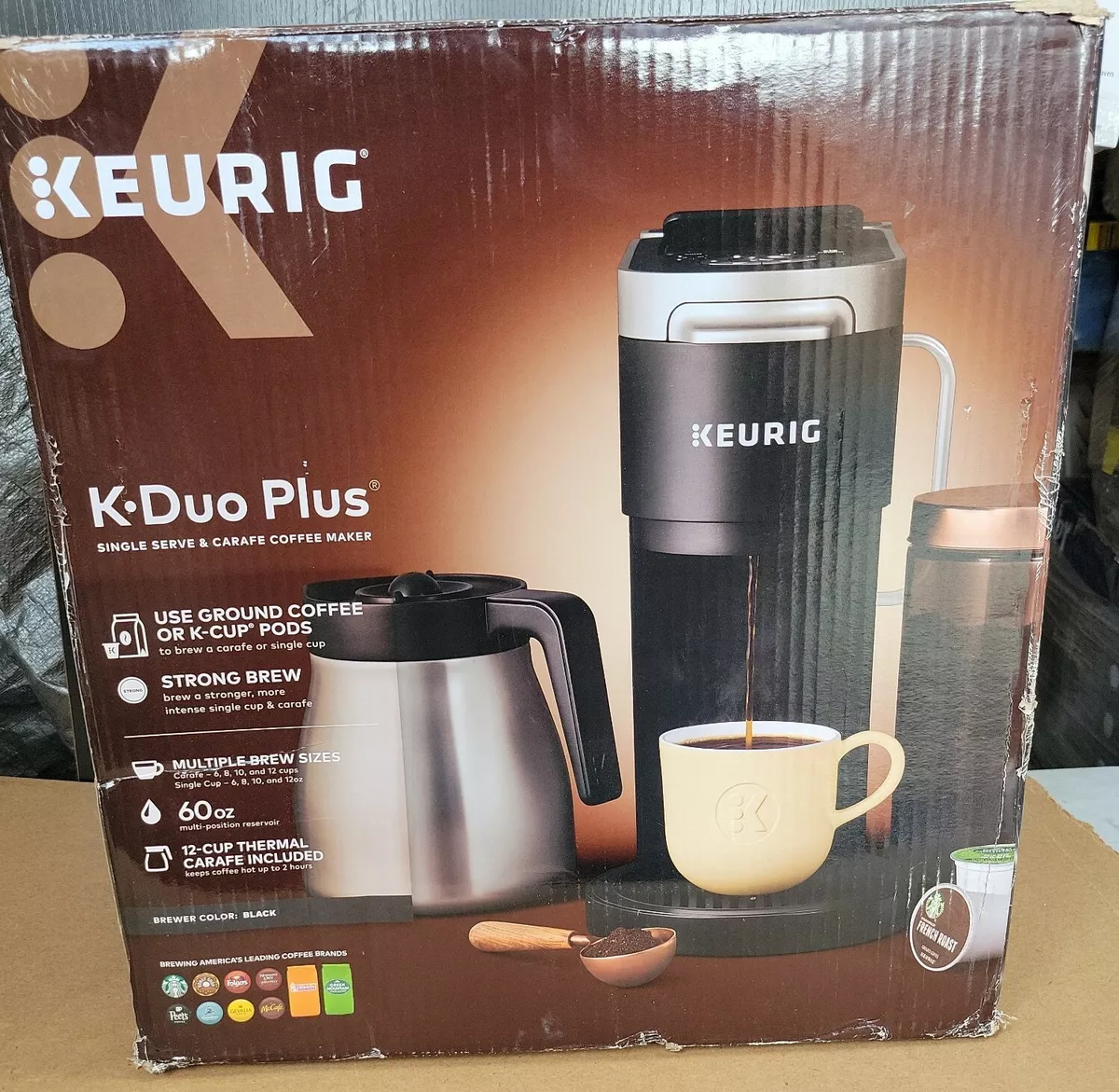 Keurig K-Duo Plus Single Serve K-Cup Pod And Carafe Brewer Coffee Maker  Sealed