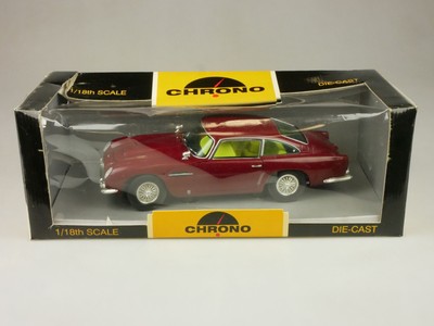 Chrono 1/18 Aston Martin DB5 1963 Peony Red diecast model H1002 Box 129862