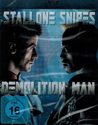 BLU-RAY NEU/OVP - Demolition Man (1993) - Sylvester Stallone & Wesley Snipes - Bild 1 von 2