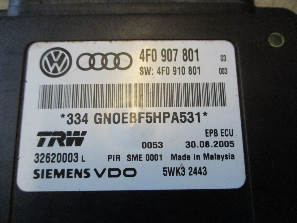 Steuergerät Parkbremse Bremse Feststellbremse Audi A6 4F A8 4E Q7 4L 4F0907801 - Bild 4 von 4