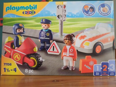 PLAYMOBIL 71156 Helden des Alltags NEU OVP 1.2.3 ab 1.5 Jahre Polizei Feuerwehr
