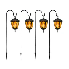 Dynaming 4 Pack Solar Flame Hanging Lights Outdoor, Solar Flickerin... Fast Ship