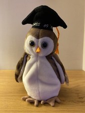 TY BEANIE BABY! Original "Wise the Owl" Class Of ‘98-31/5/97 RETIRED-Tag Errors!