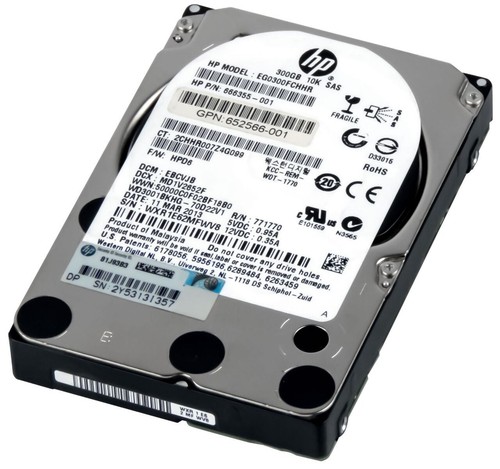 Hard Drive HP 300GB EG0300FCHHR 666355-001 10000U/Min 32MB SAS-2 2.5'' Inch - Picture 2 of 3