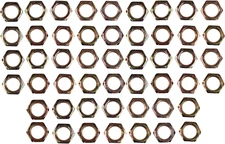 Creative Hobbies ELY233 - Steel Hex Lock Nut Fasteners - Yellow Zinc Coated, Fit