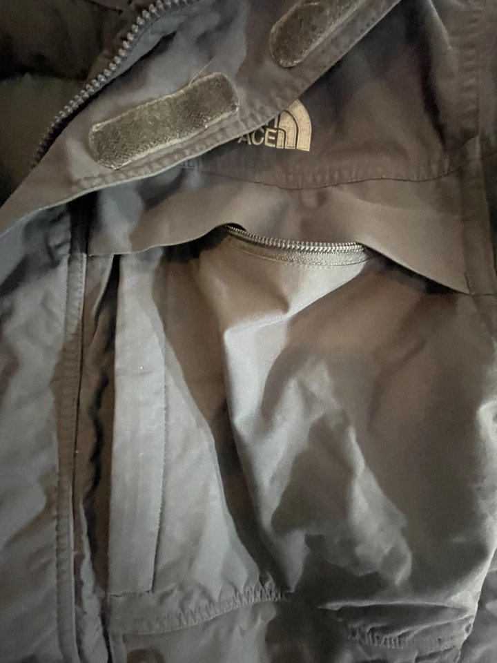 THE NORTH FACE HyVent Down Puffer Jacket Hooded Overcoat Coat Men Size M - Image 4 of 4