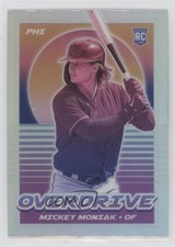2021 Panini Chronicles Overdrive Holo Prizm Mickey Moniak #10 f2v
