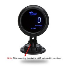 Digital Tachometer Tach Gauge For Auto Car 52mm 2in LCD 0 9999RPM Warning L YOVB