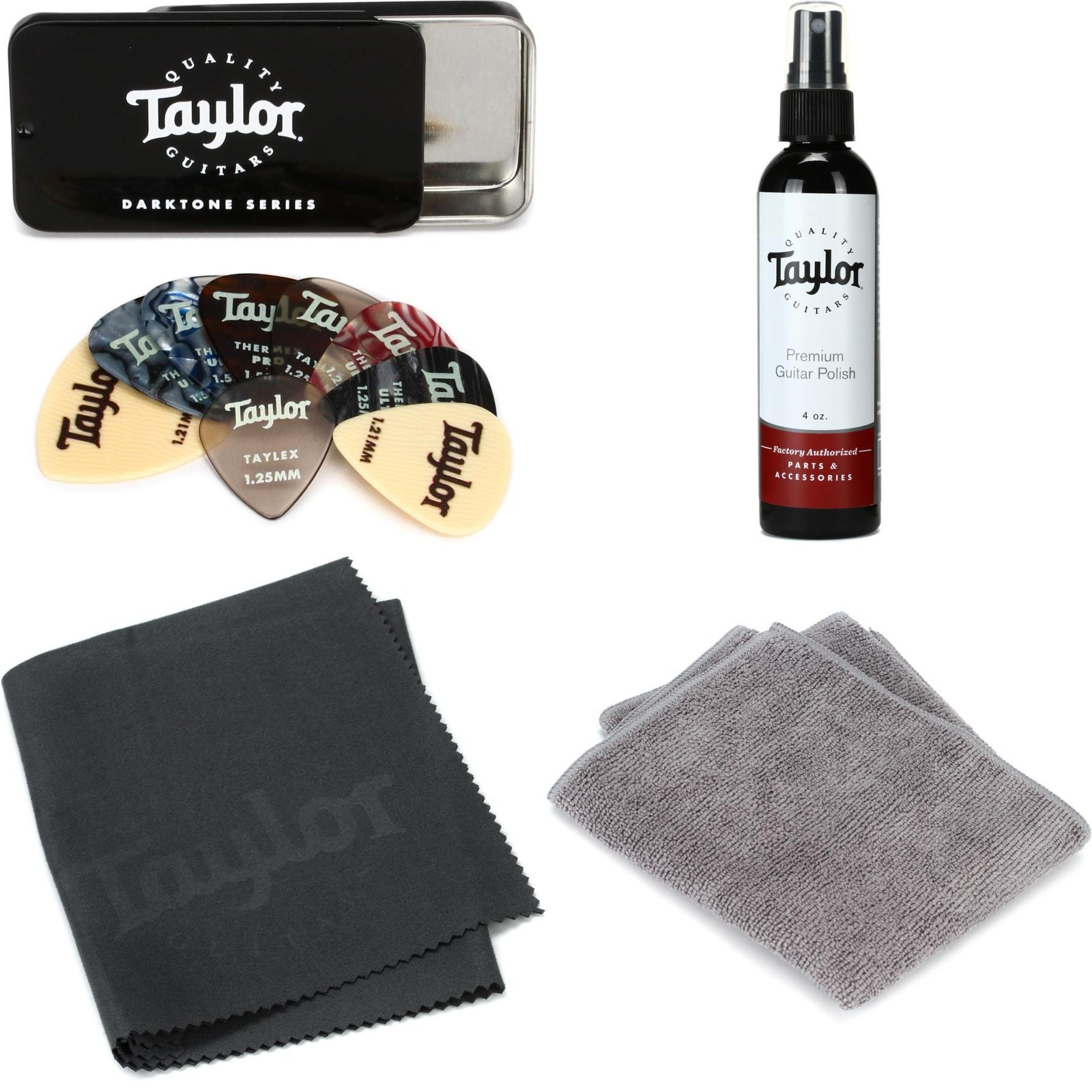 Набор средств для чистки олова и глянцевого покрытия Taylor DarkTone Series Pick 7490₽